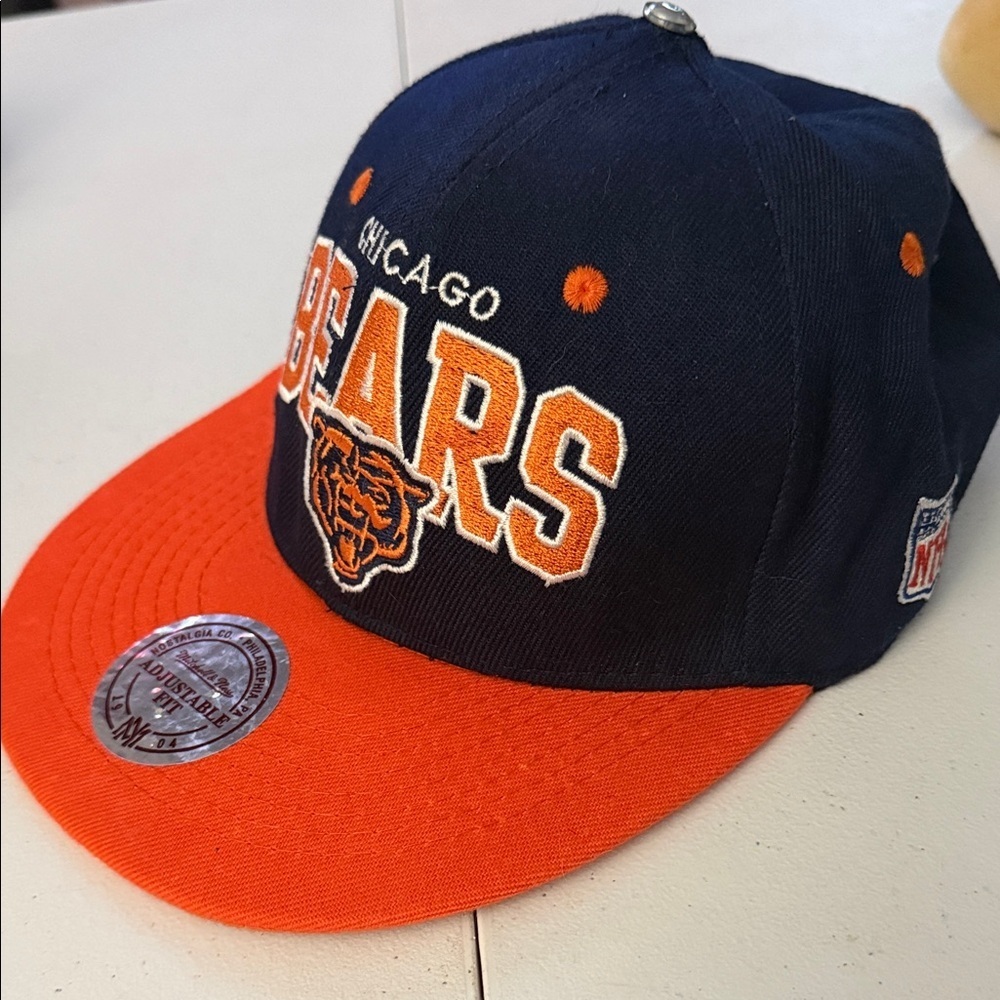 Chicago Bears Mitchell & Ness Snapback Hat Wool NFL Vintage Collection